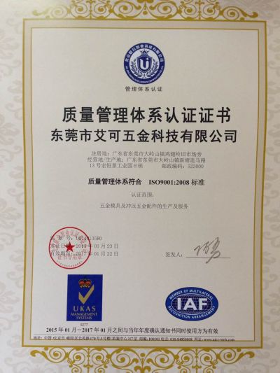 東莞市艾可五金科技有限公司